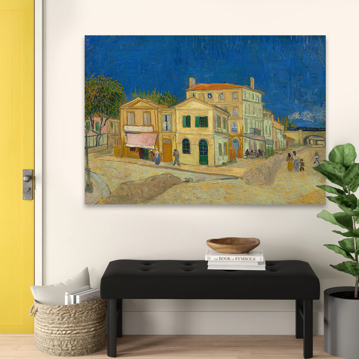 The Yellow House Wall Art