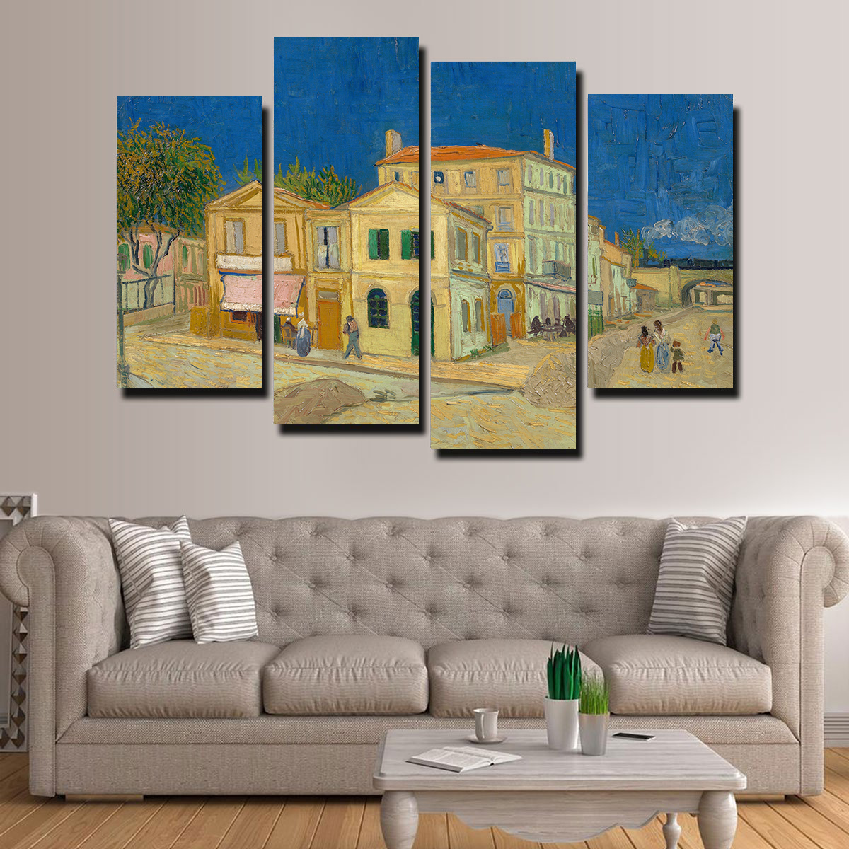 The Yellow House Wall Art