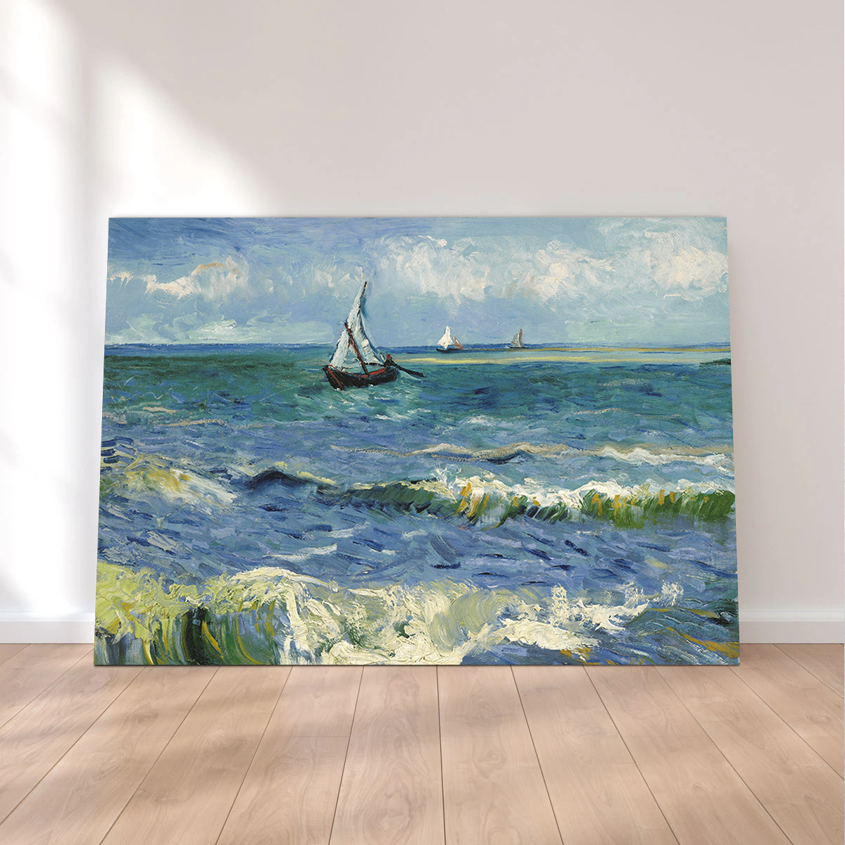 Zeegezicht bij Les Saintes-Maries-de-la-Mer Wall Art