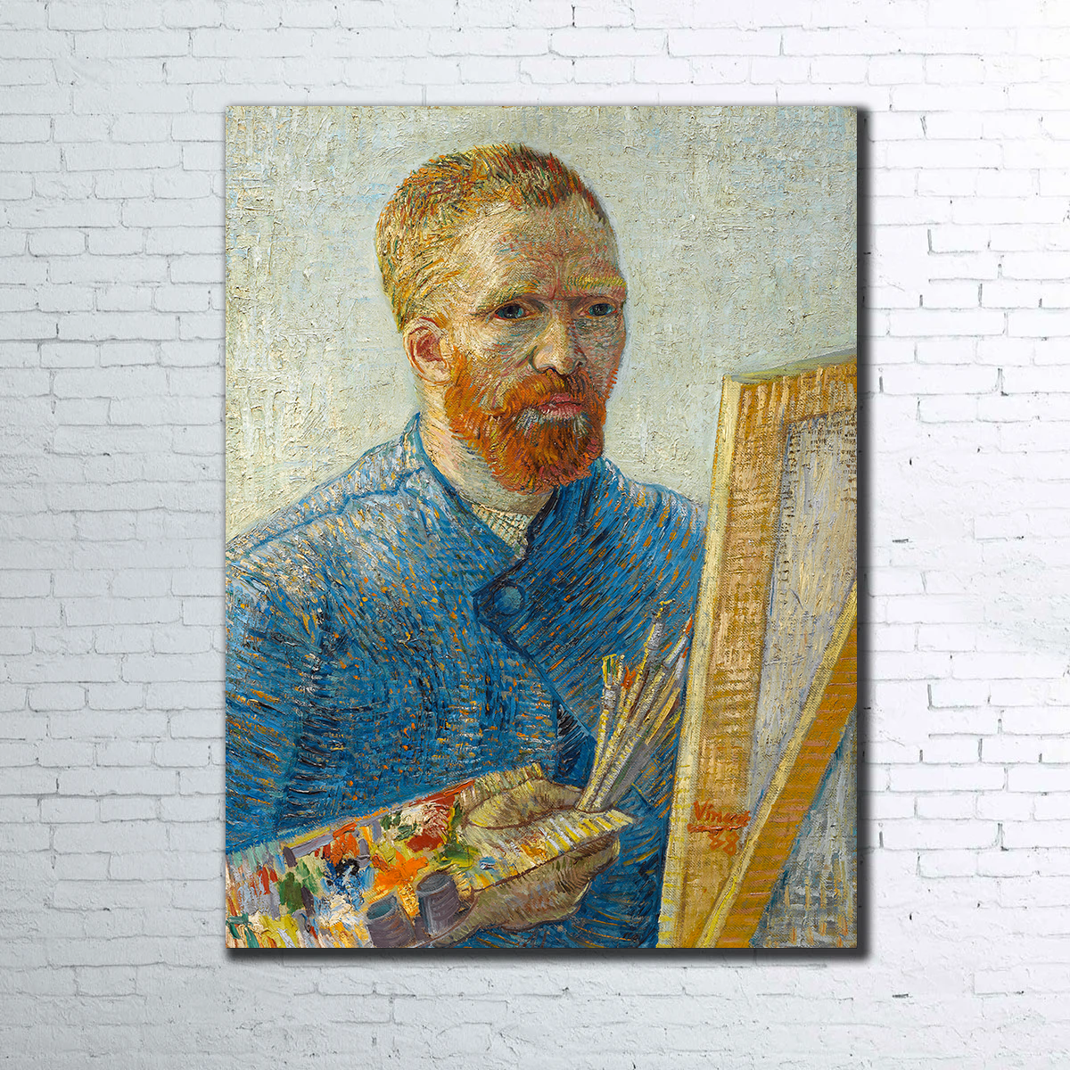 Zelfportret als schilder Wall Art