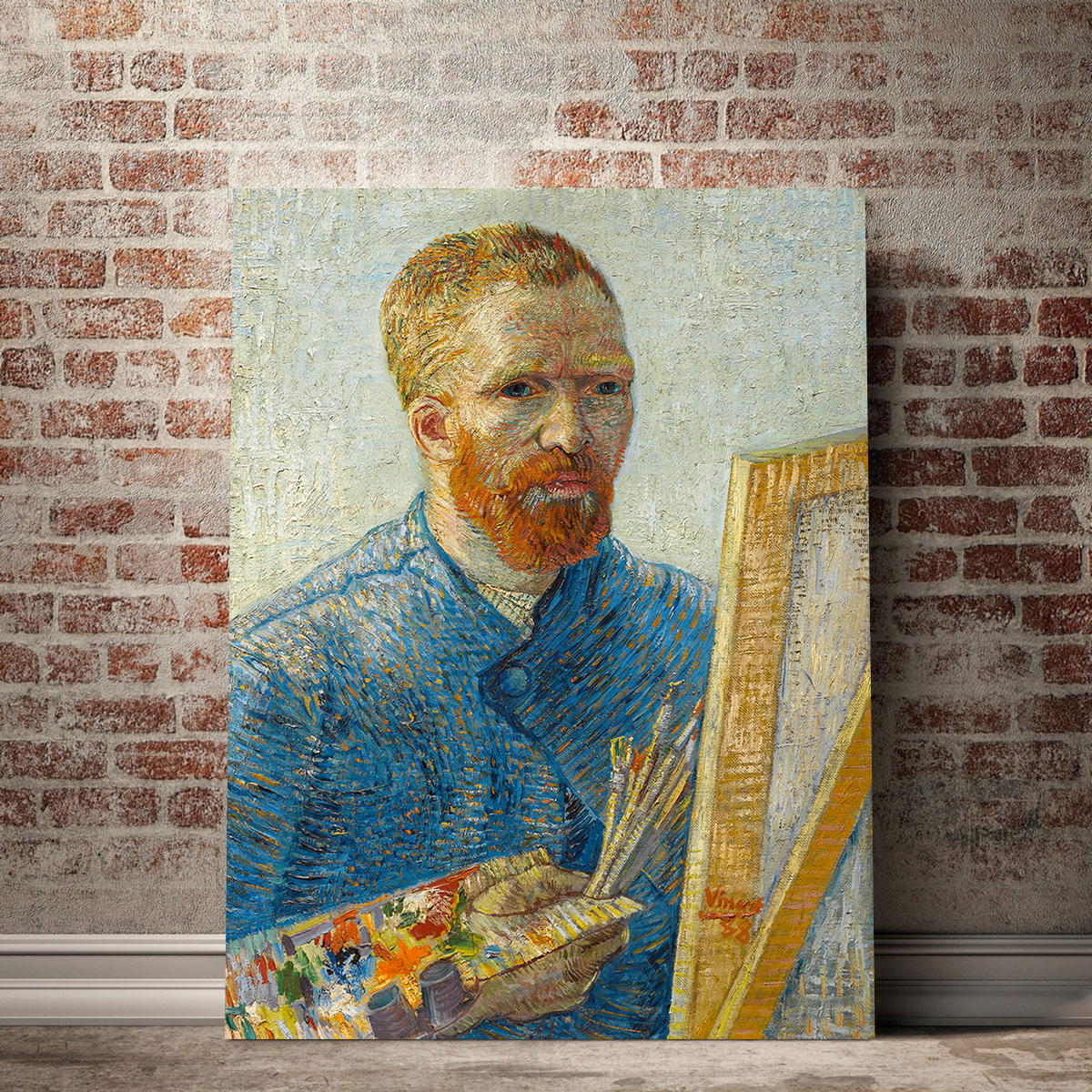 Zelfportret als schilder Wall Art