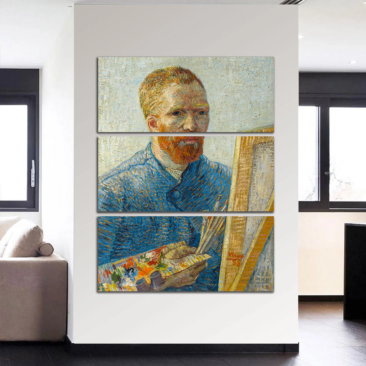 Zelfportret als schilder Wall Art