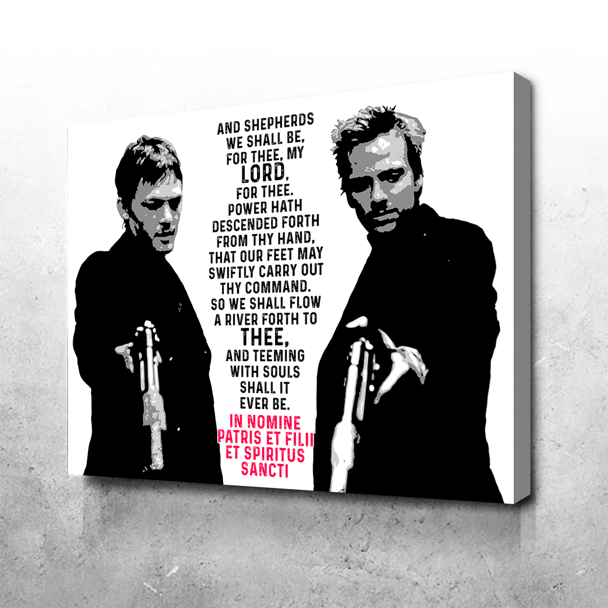 Boondock Saints Canvas Wall Art