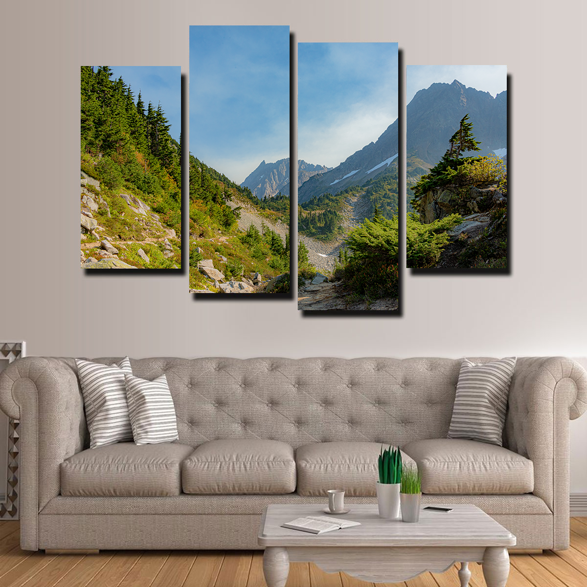 Treeline at Cascade Pass Wall Art