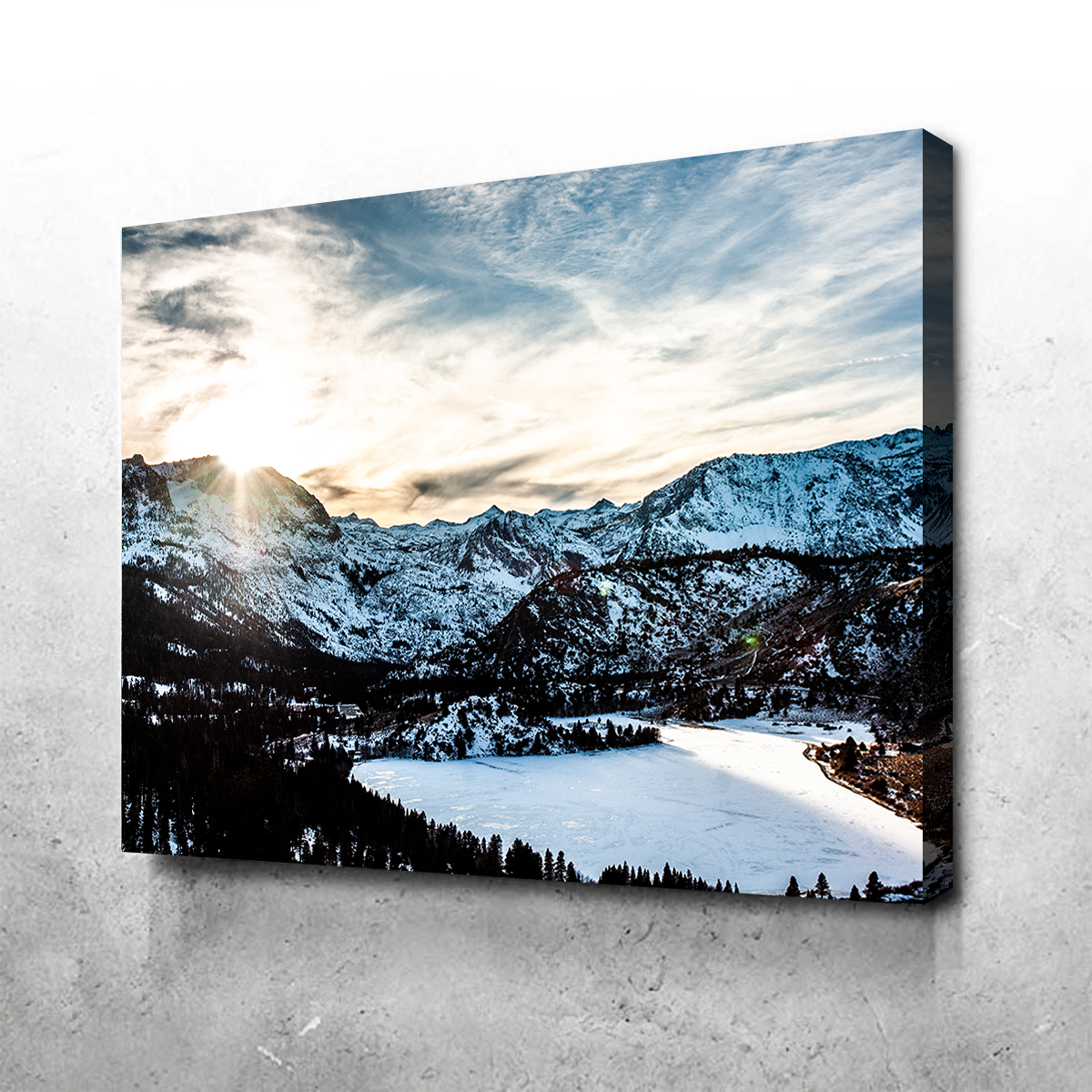 June Lake Sunset Wall Art