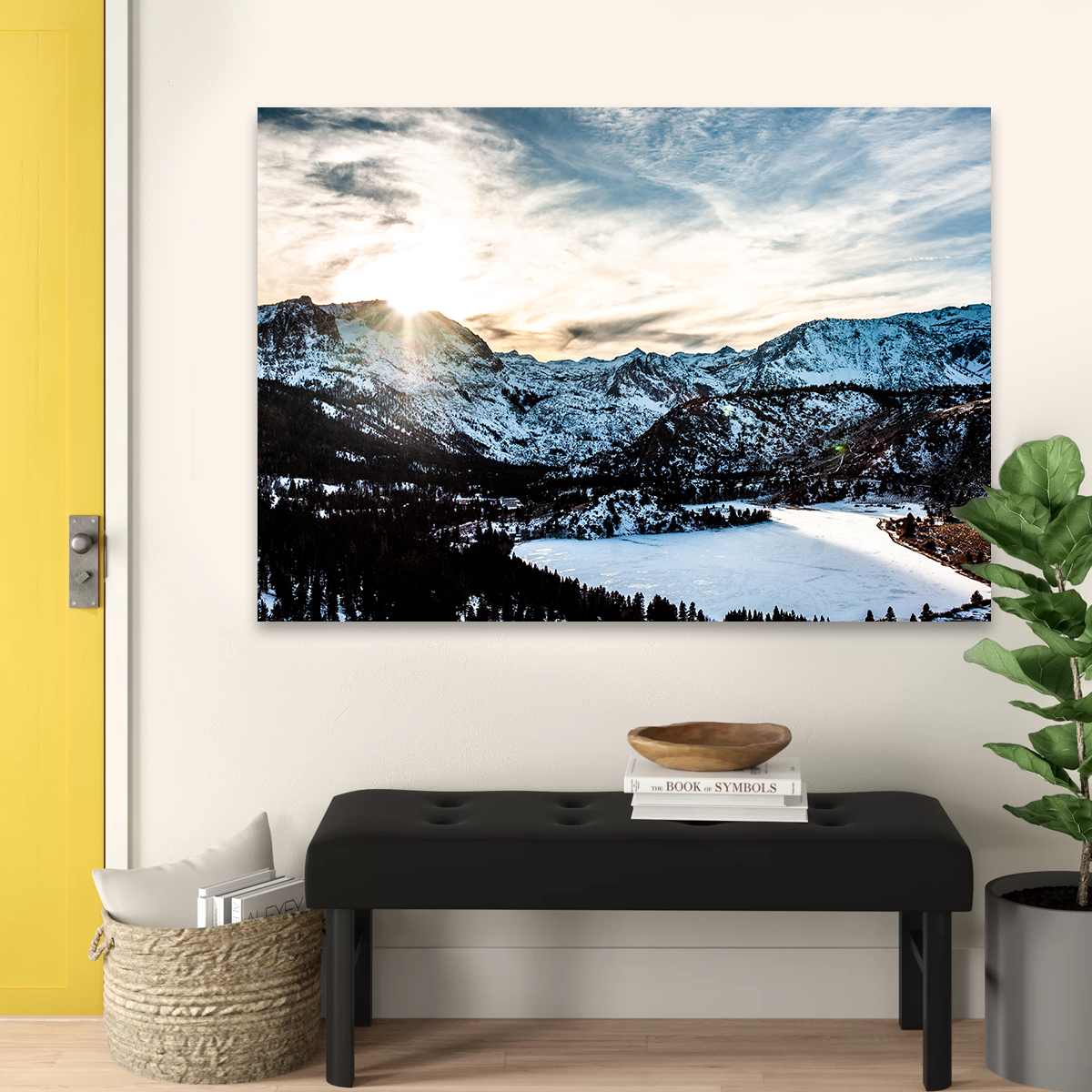 June Lake Sunset Wall Art