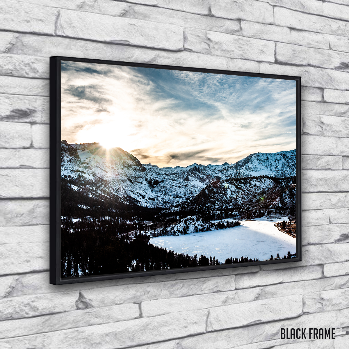 June Lake Sunset Wall Art