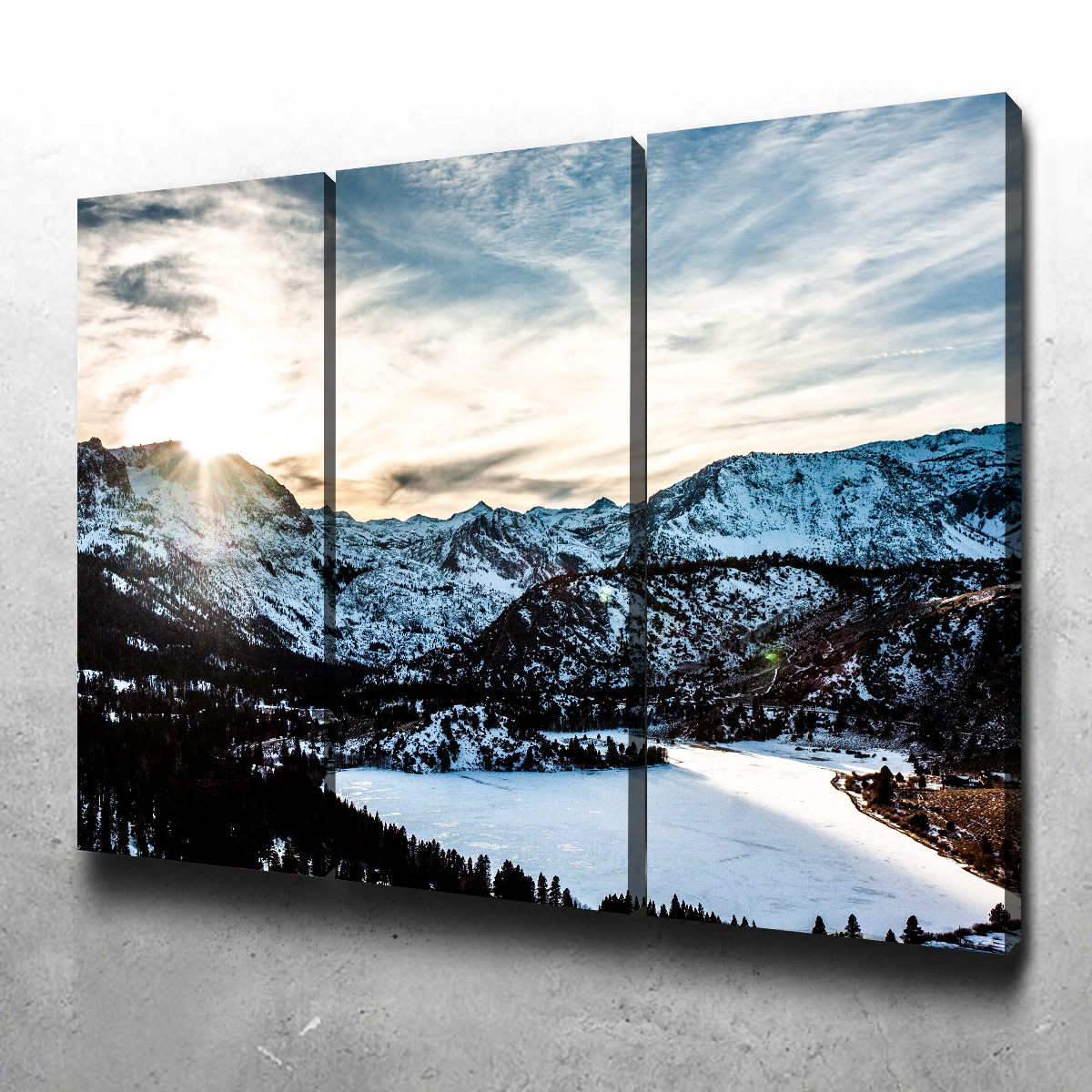 June Lake Sunset Wall Art