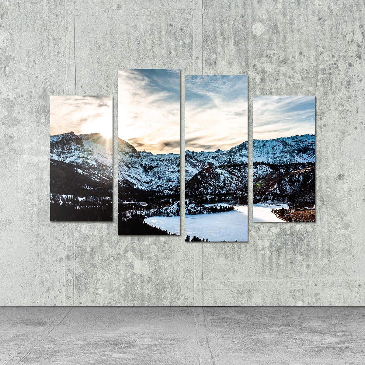 June Lake Sunset Wall Art
