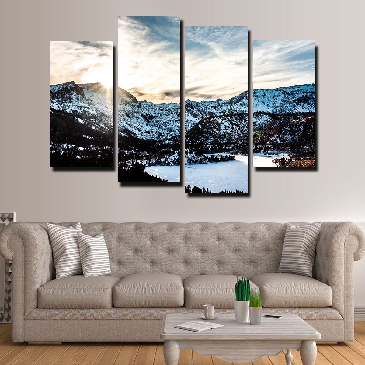 June Lake Sunset Wall Art