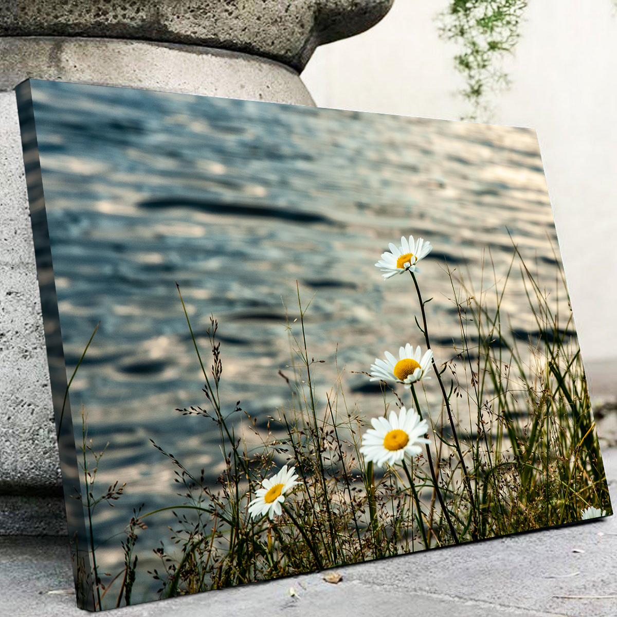 Lake Flowers Wall Art