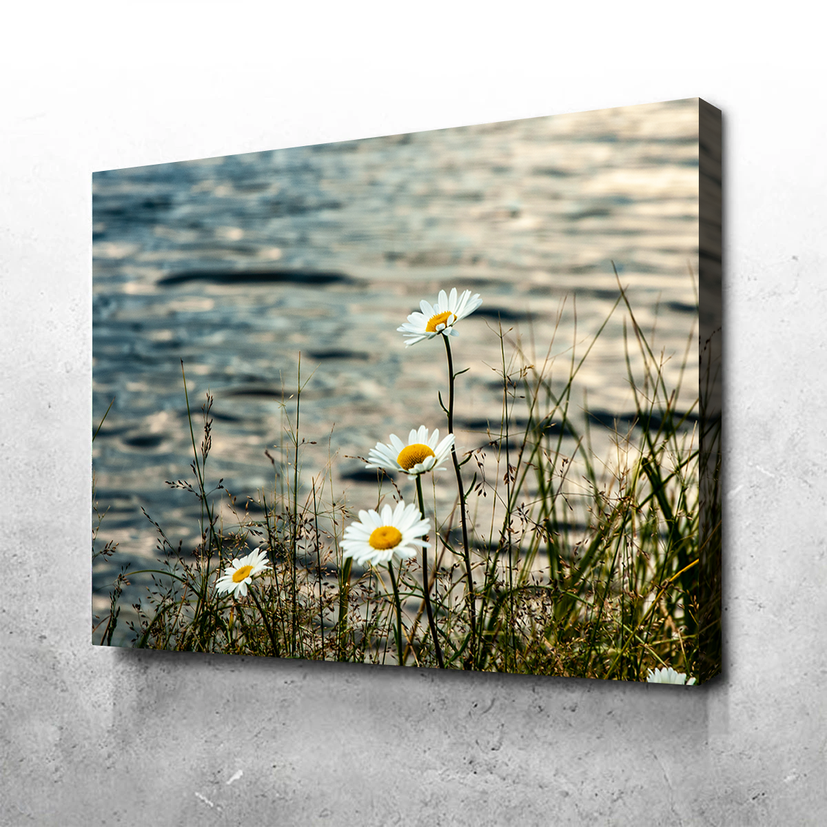 Lake Flowers Wall Art