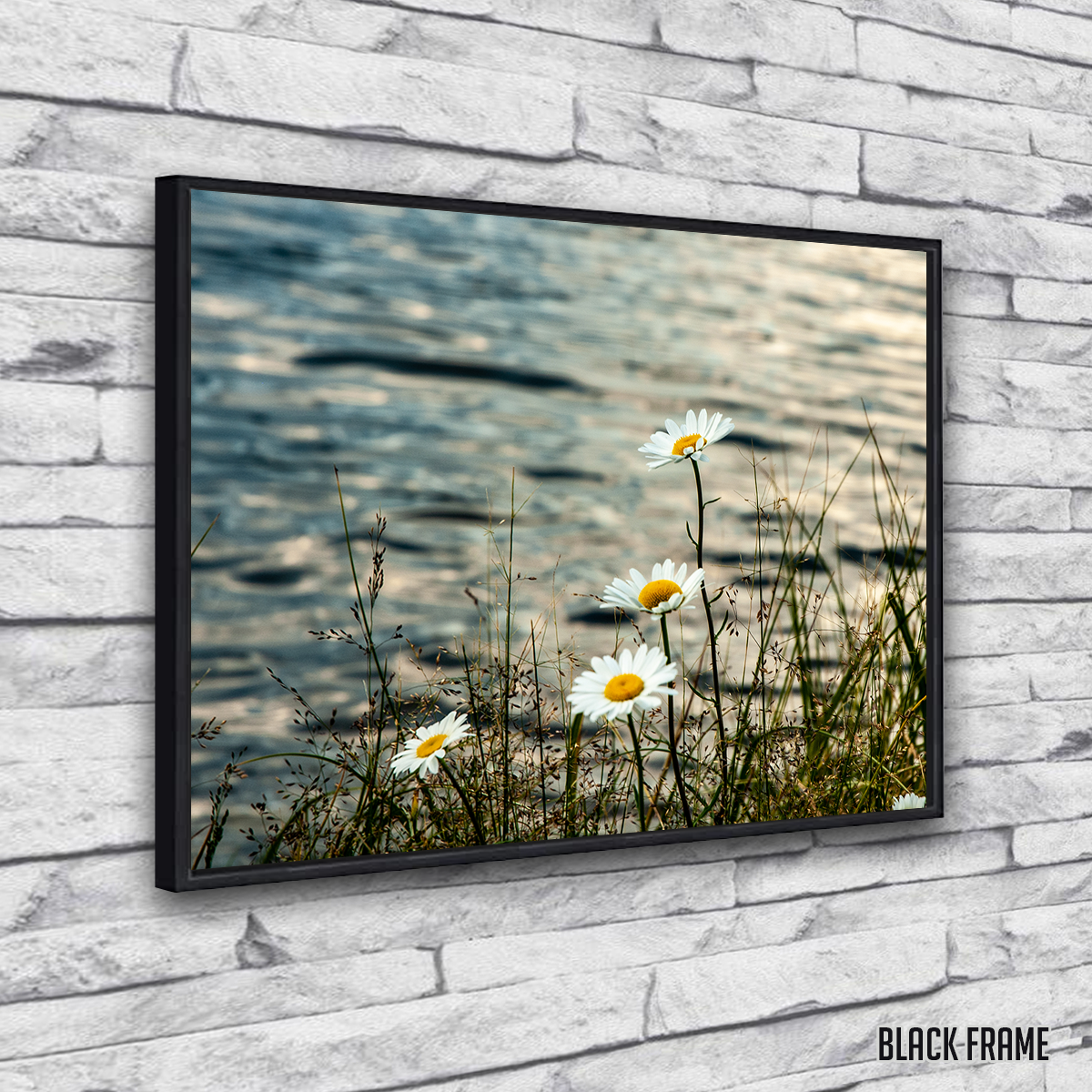 Lake Flowers Wall Art