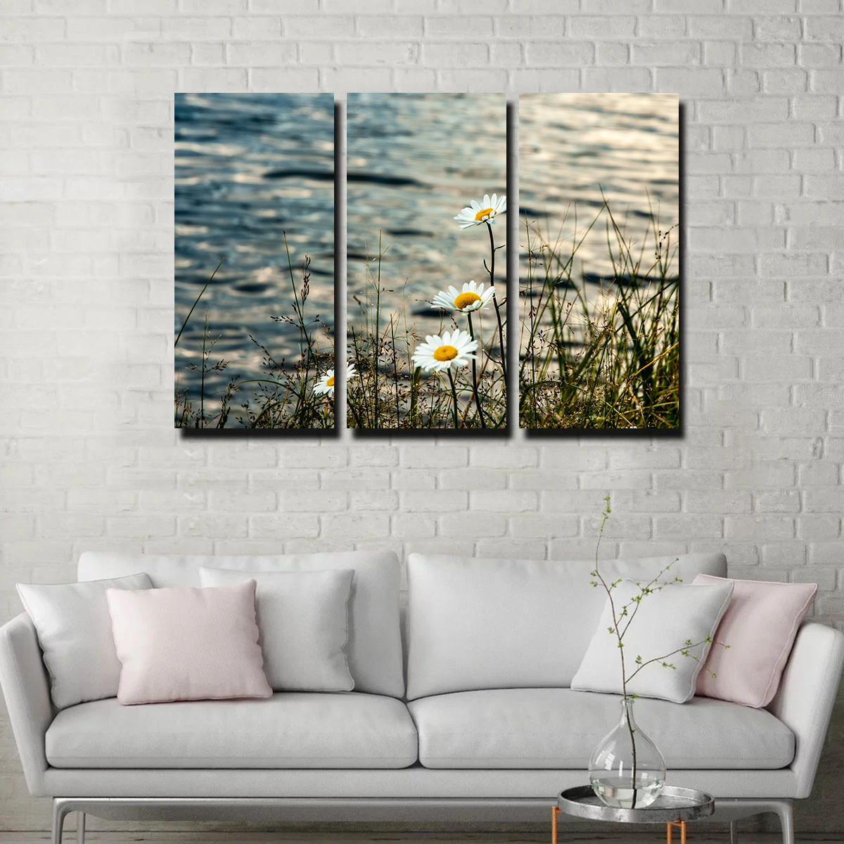 Lake Flowers Wall Art