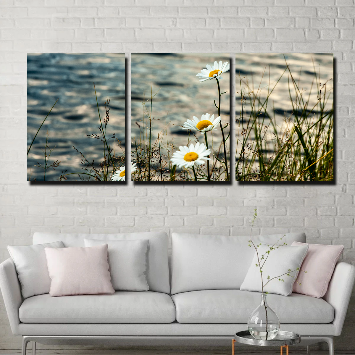 Lake Flowers Wall Art