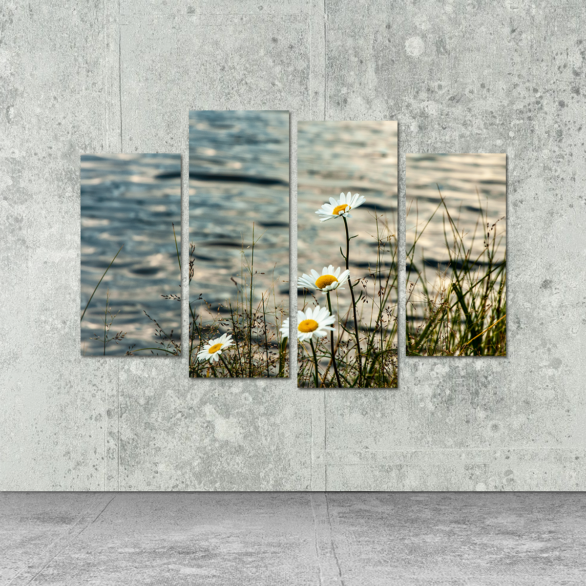 Lake Flowers Wall Art