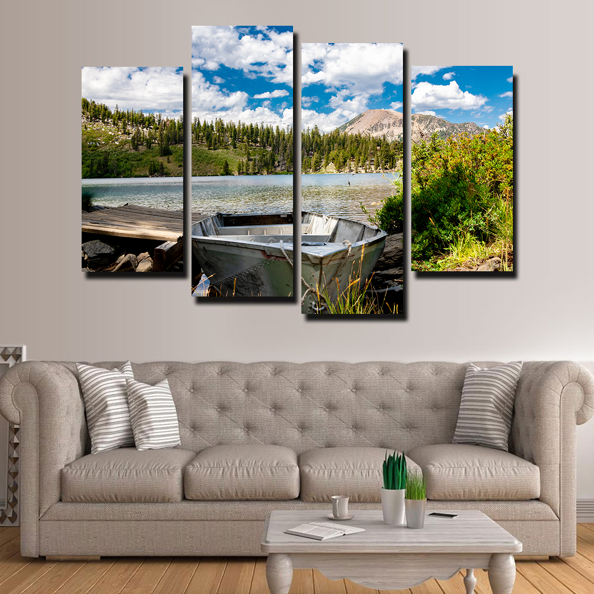 Lake George Boat Wall Art