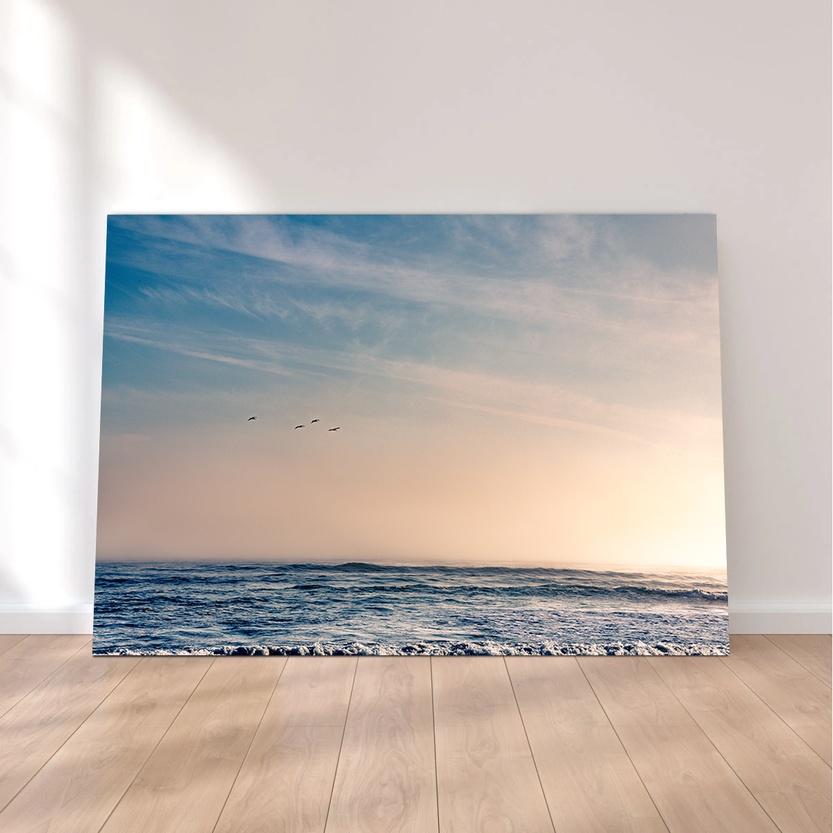 Pelican Sunset Wall Art