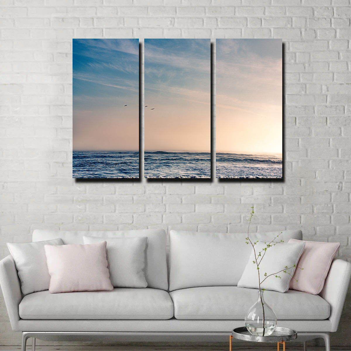 Pelican Sunset Wall Art