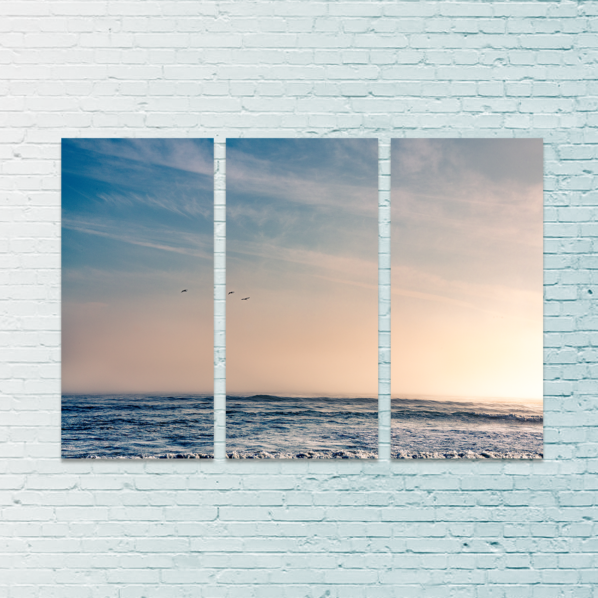 Pelican Sunset Wall Art