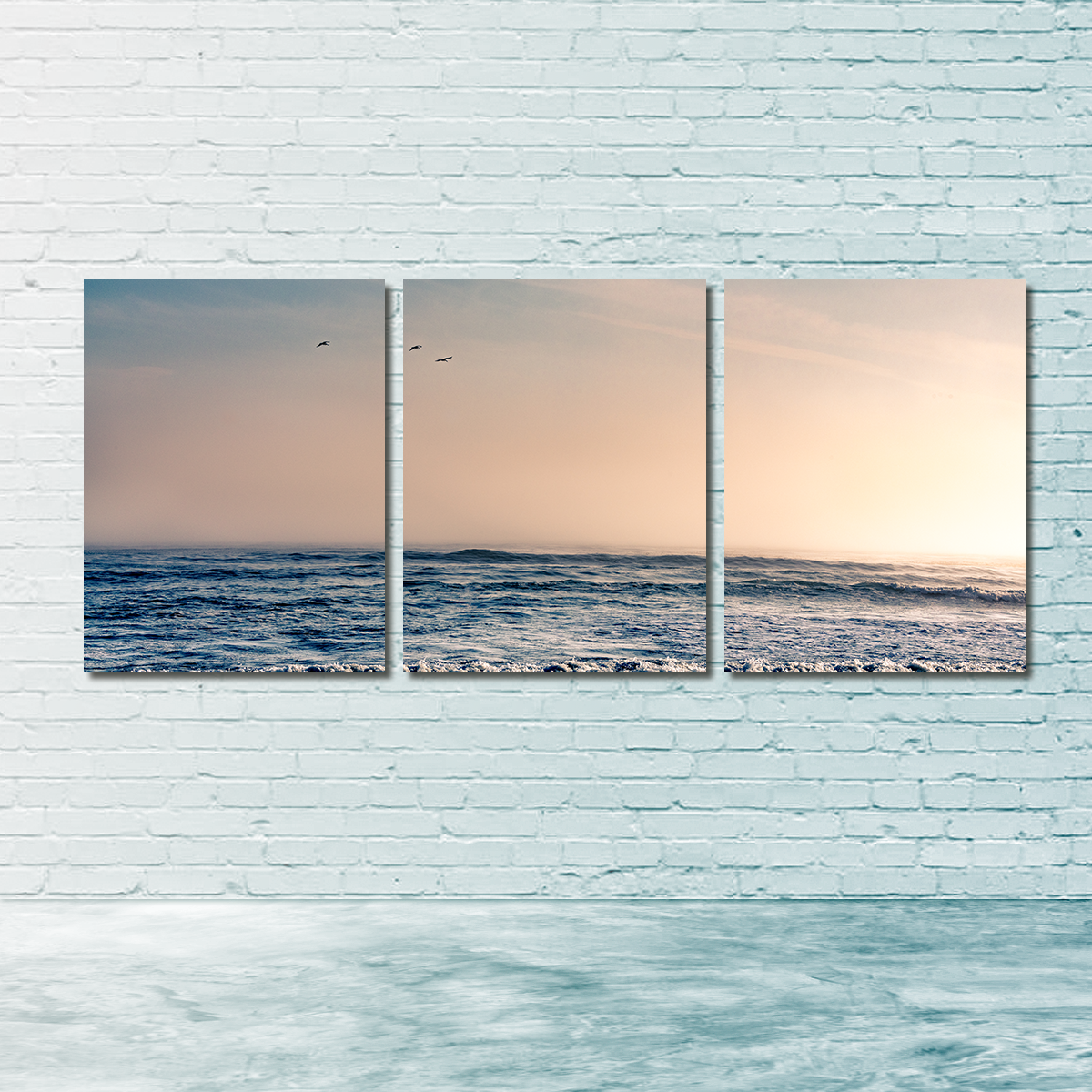 Pelican Sunset Wall Art