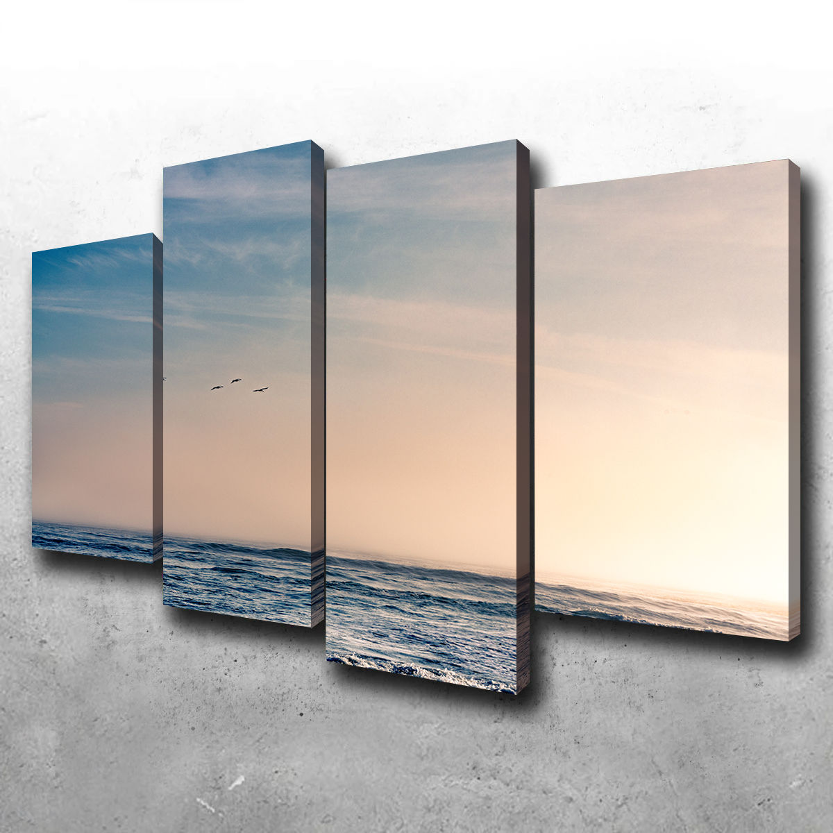 Pelican Sunset Wall Art