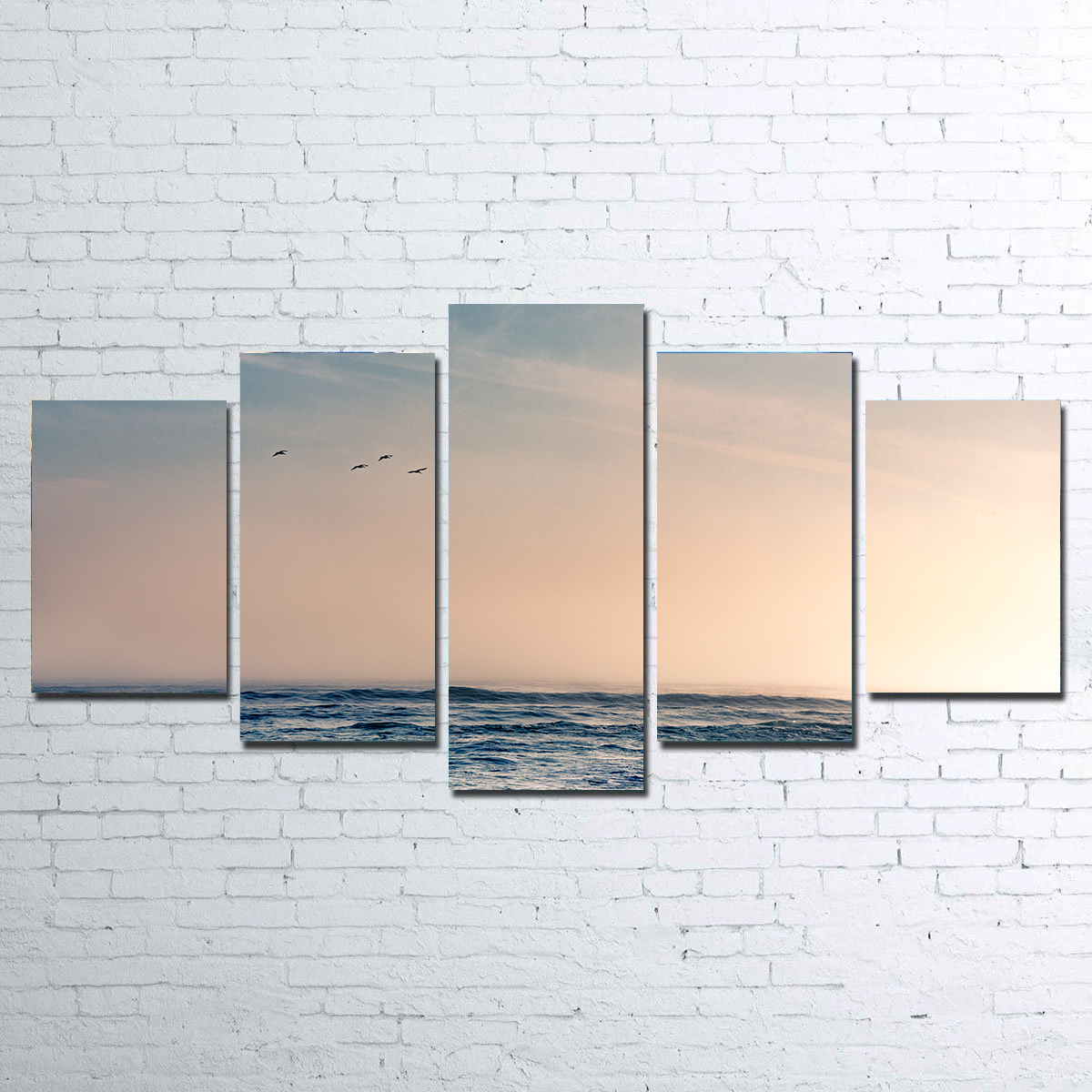 Pelican Sunset Wall Art