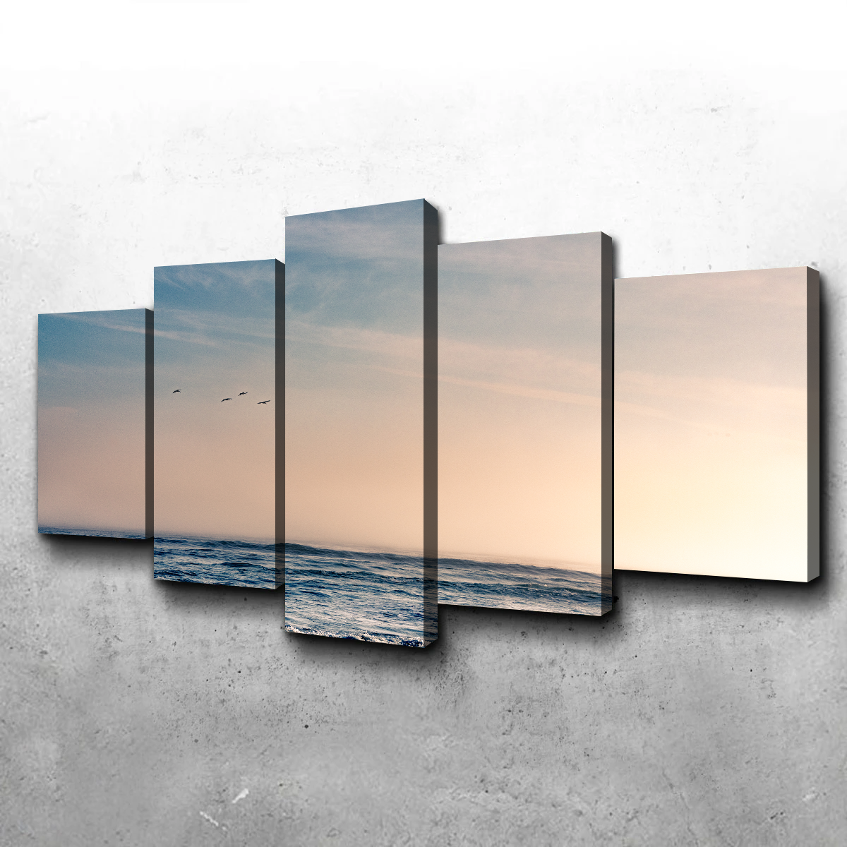 Pelican Sunset Wall Art