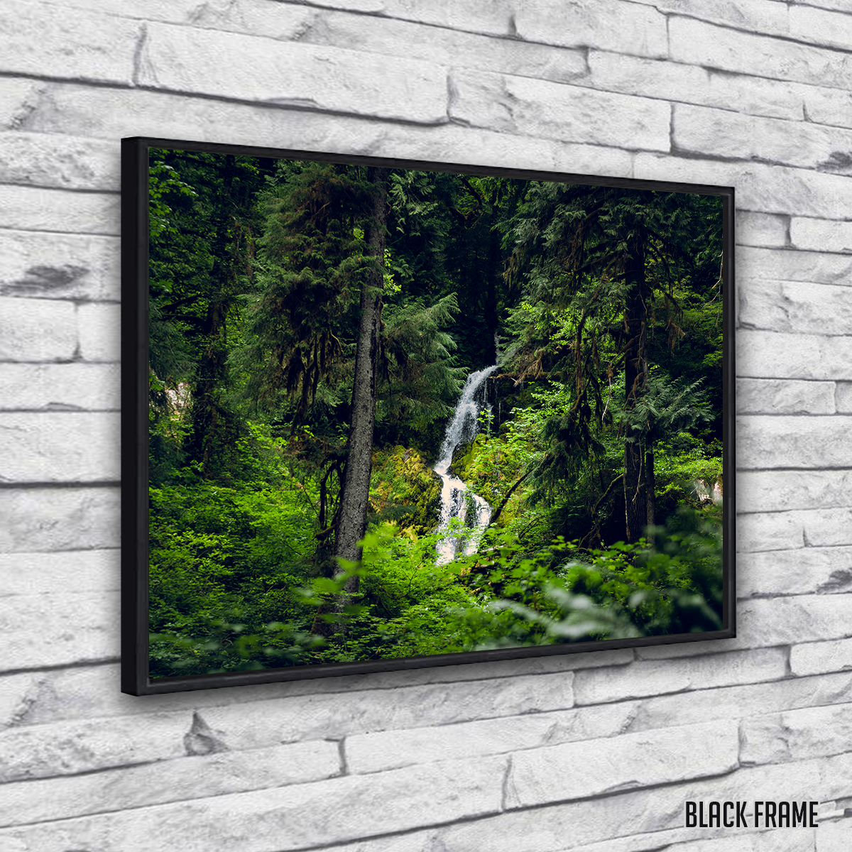 Rainforest Waterfall Wall Art