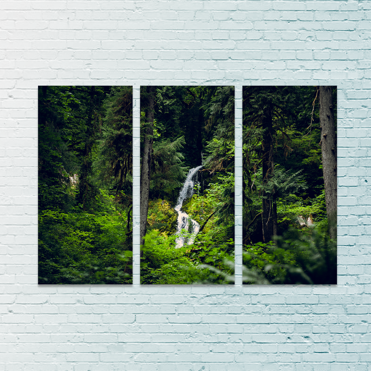 Rainforest Waterfall Wall Art