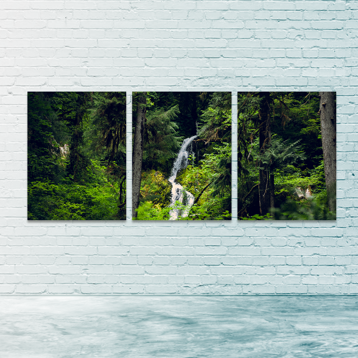 Rainforest Waterfall Wall Art