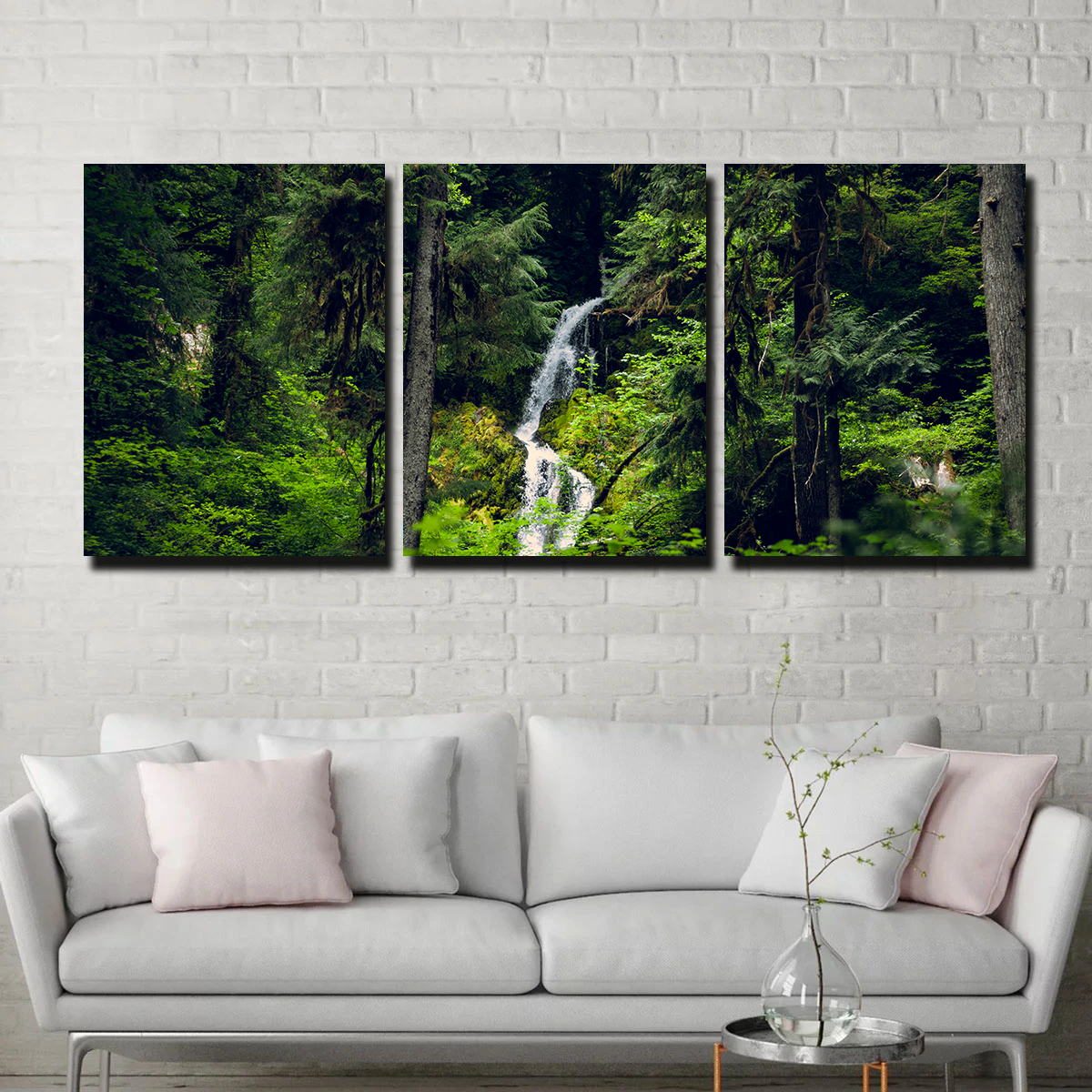 Rainforest Waterfall Wall Art