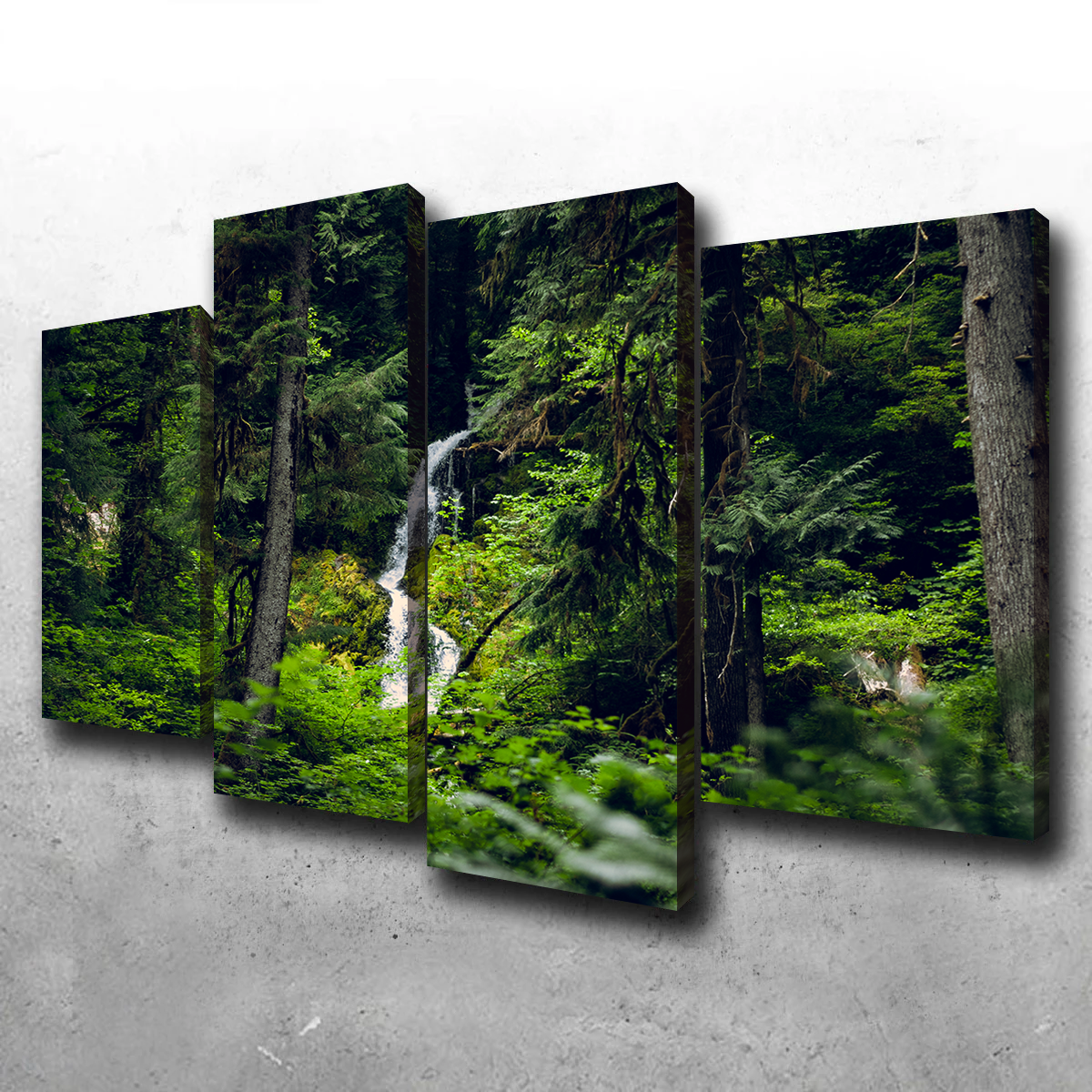 Rainforest Waterfall Wall Art