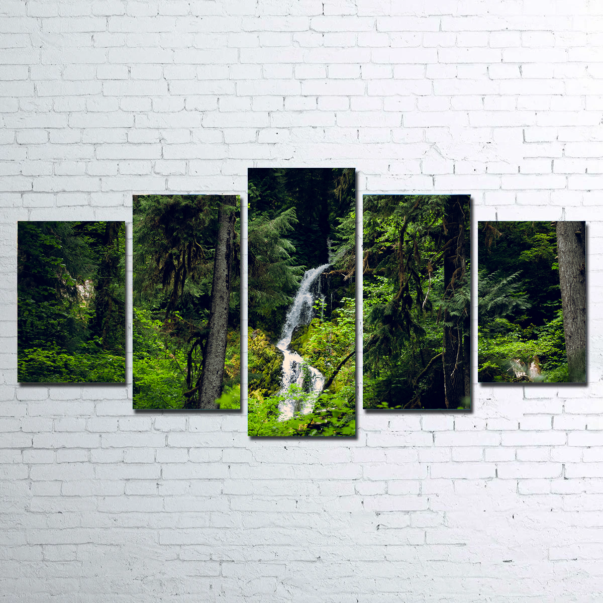 Rainforest Waterfall Wall Art