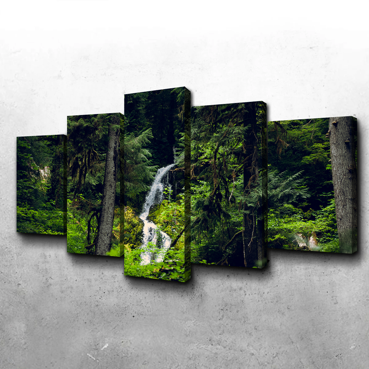 Rainforest Waterfall Wall Art