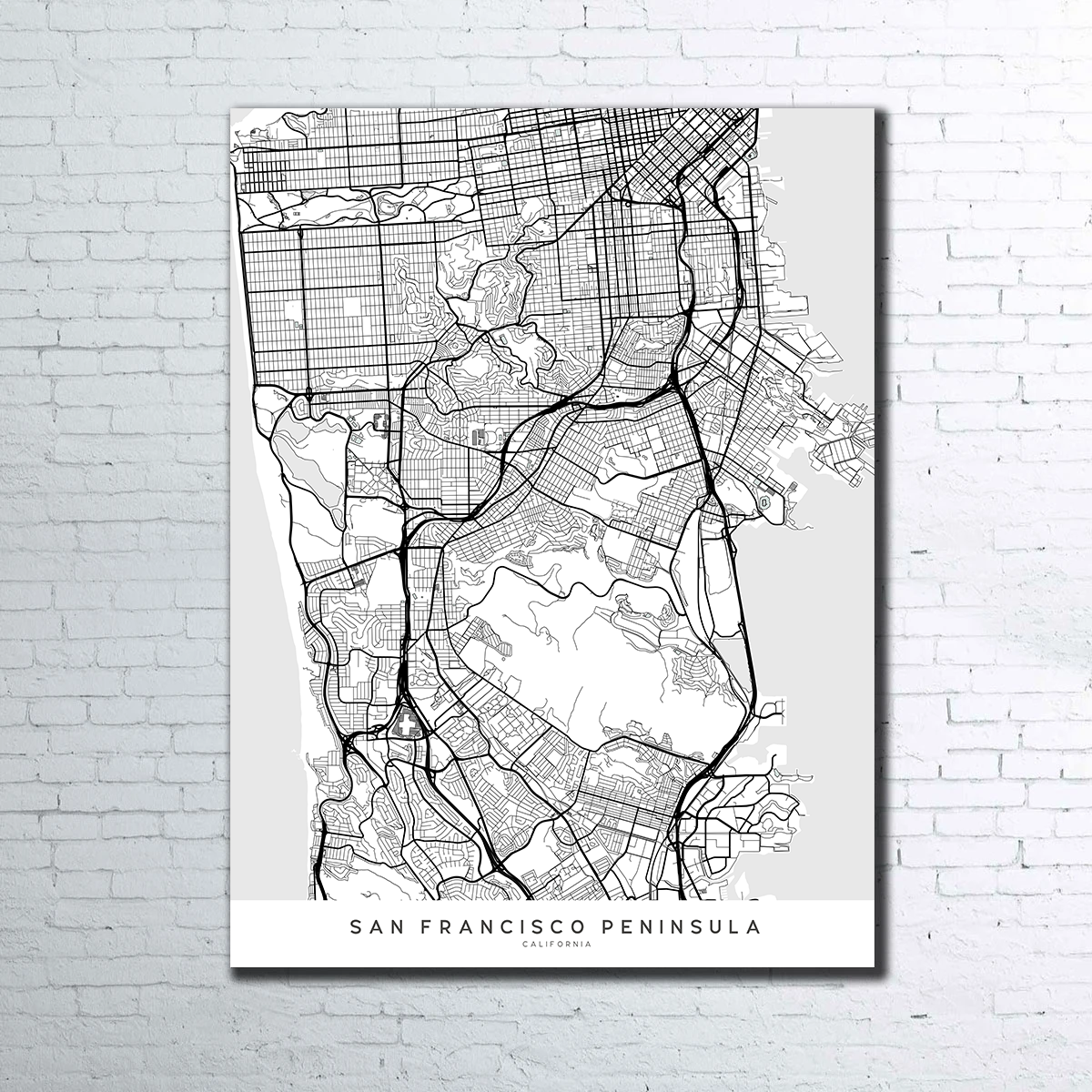 San Francisco Peninsula Wall Art