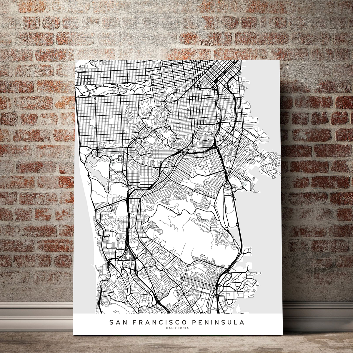 San Francisco Peninsula Wall Art