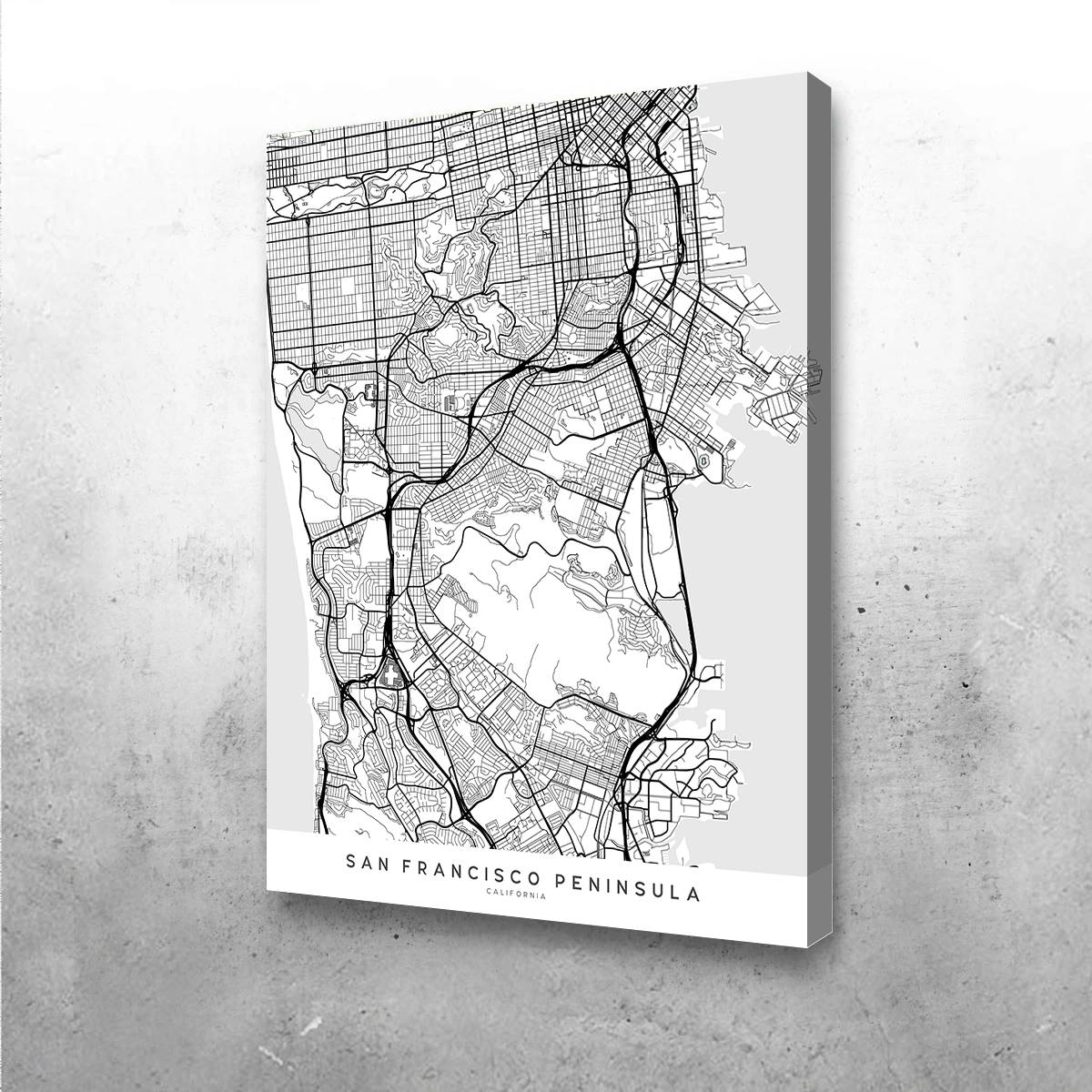 San Francisco Peninsula Wall Art