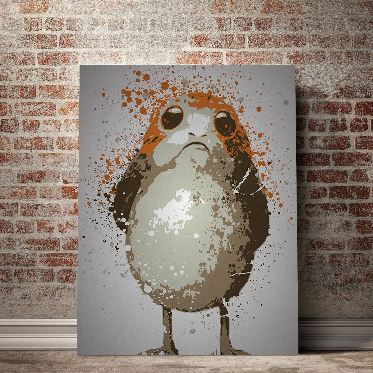 Space Penguin Wall Art