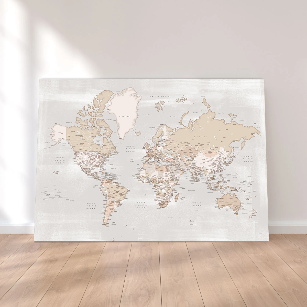 World Map 14 Wall Art
