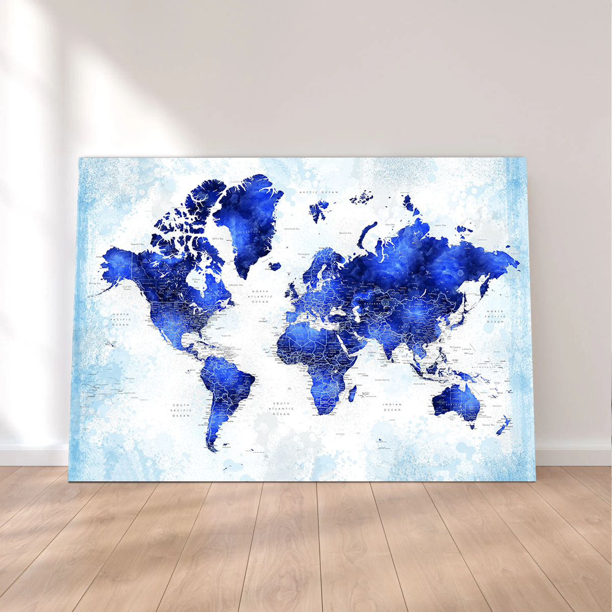 World Map 53 Wall Art