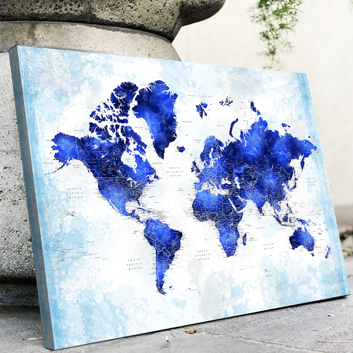 World Map 53 Wall Art