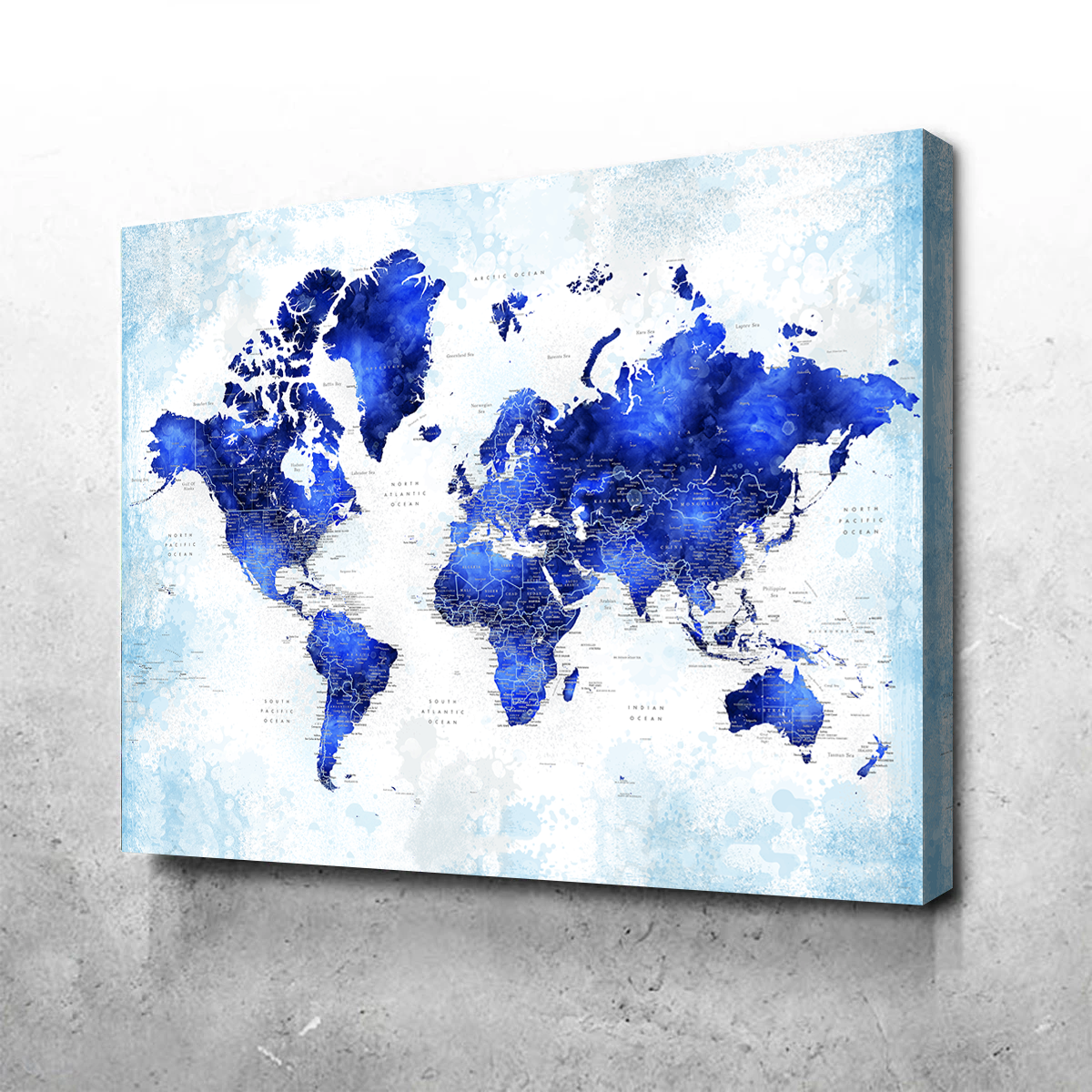 World Map 53 Wall Art