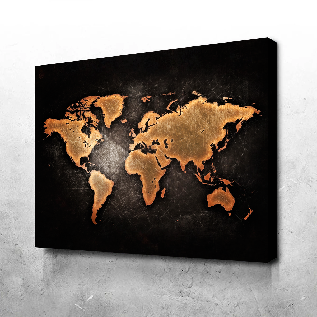 World Map Canvas Set