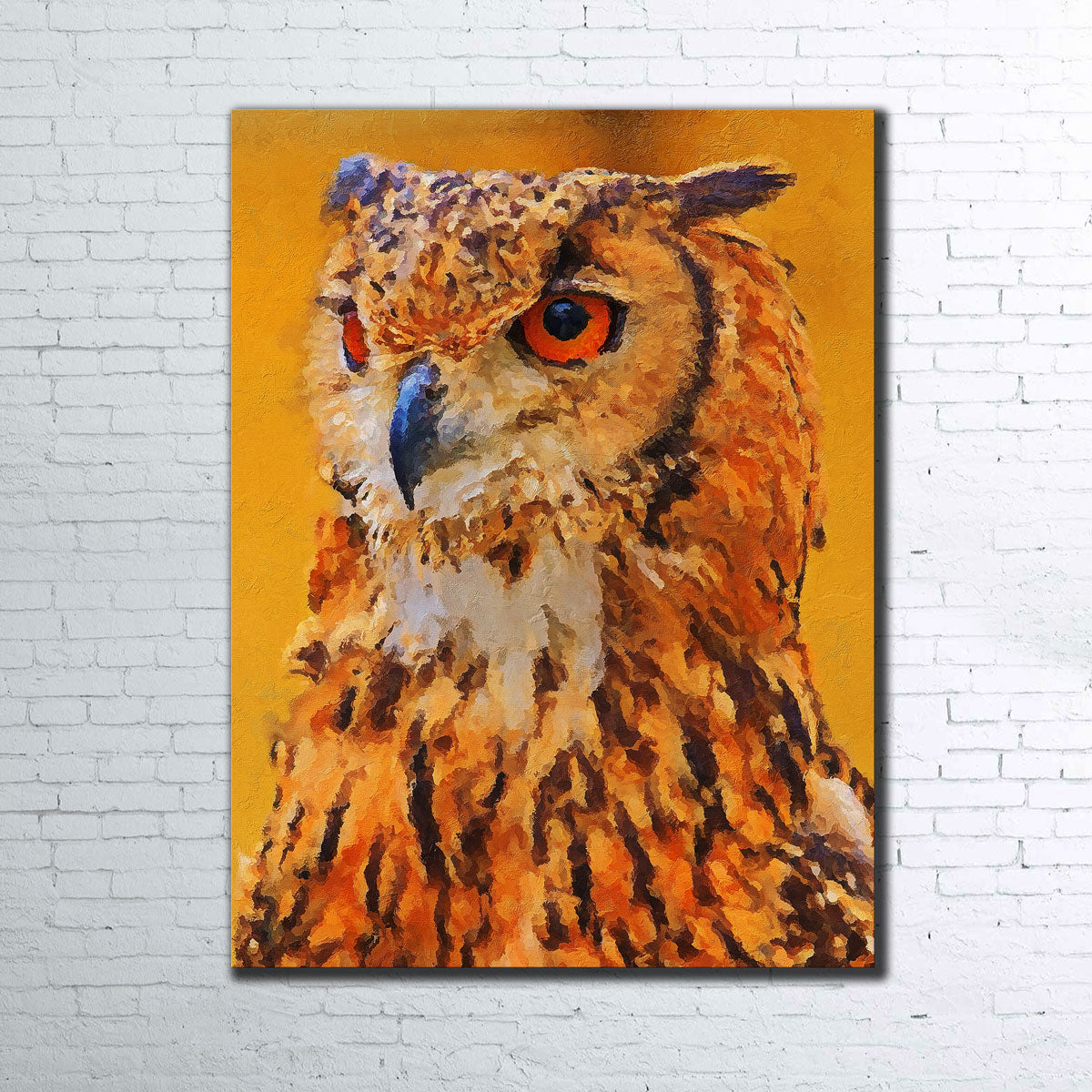 Owl Painting Wall Art