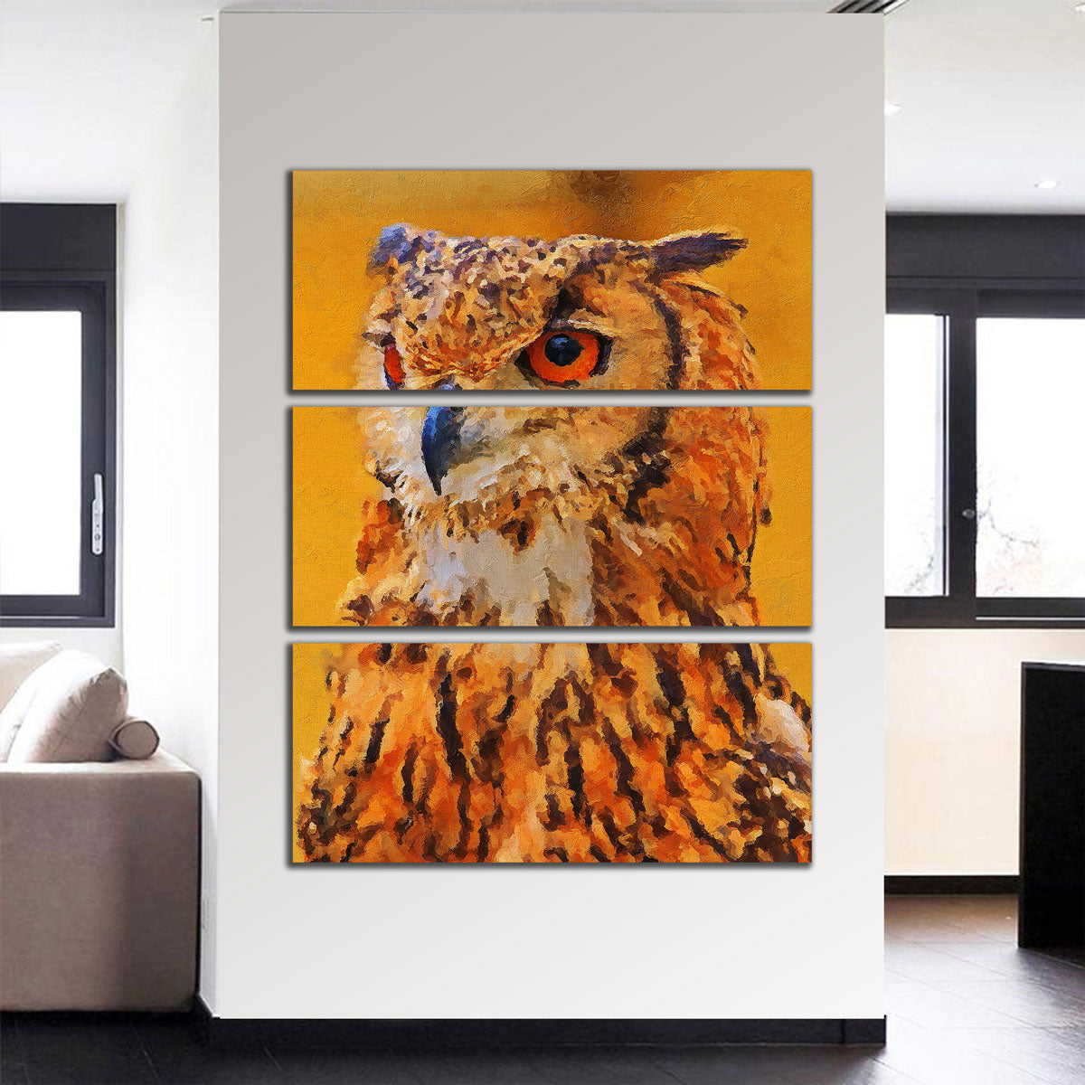 Owl Painting Wall Art