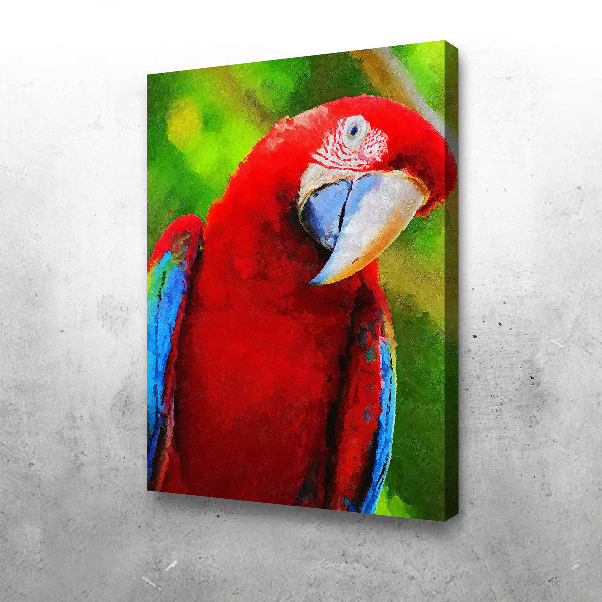 Parrot Recovered Painting Wall Art