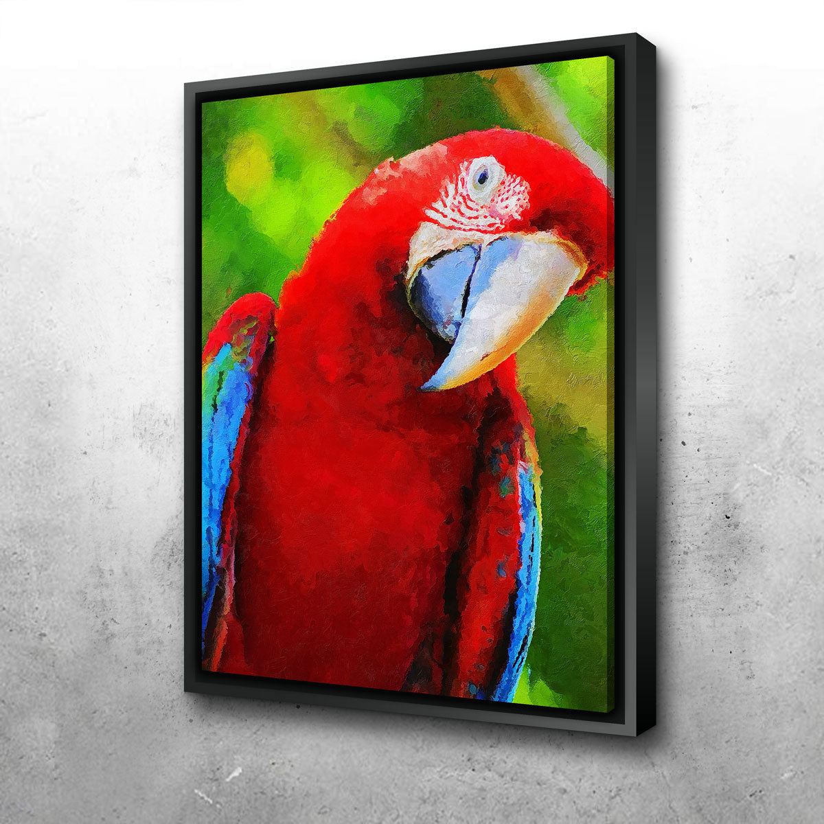 Parrot Recovered Painting Wall Art