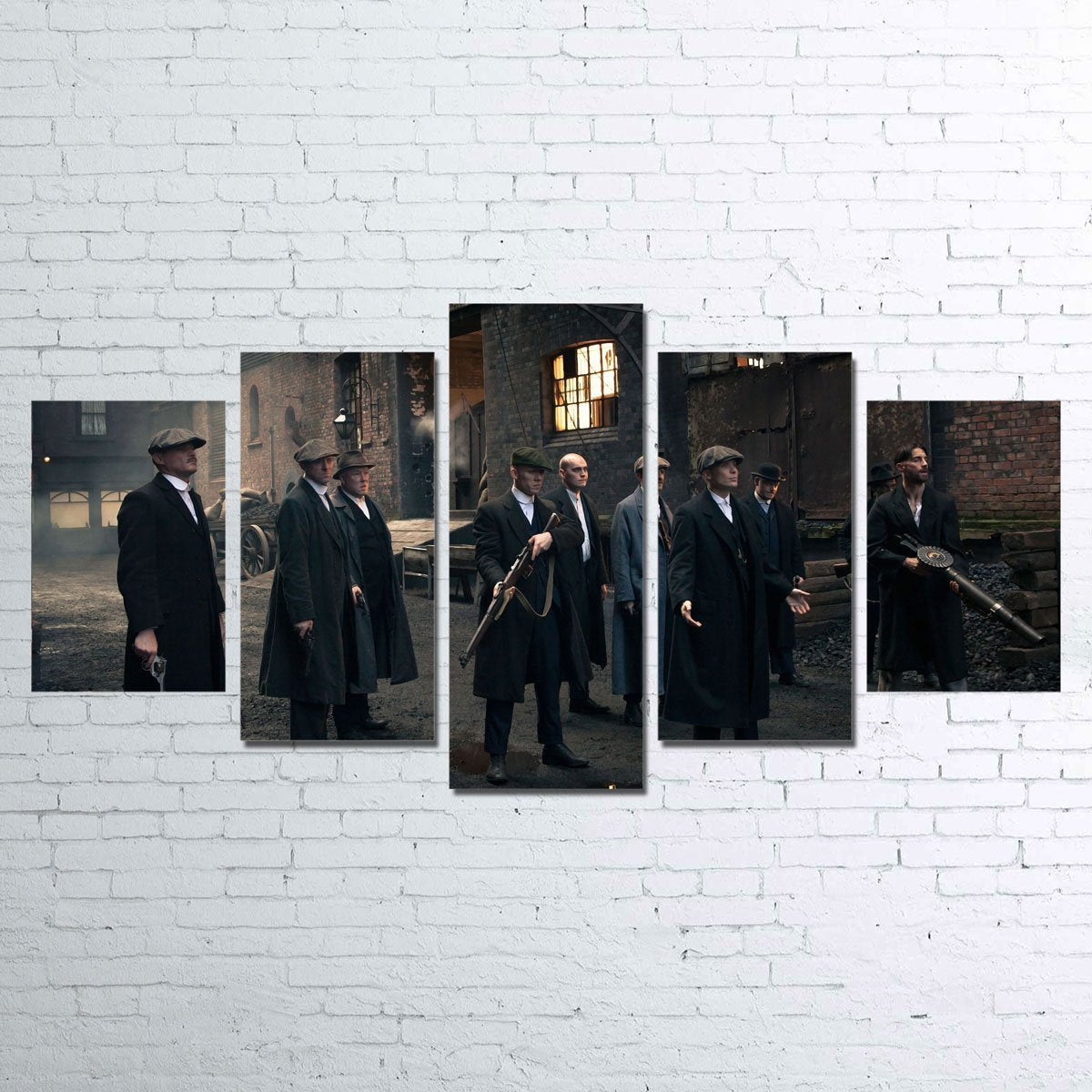 Peaky Blinders V2 5 Piece Wall Art