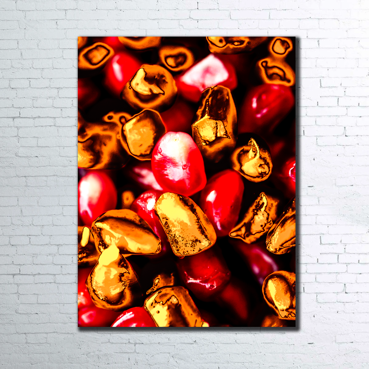 Pomegranate Seeds Wall Art
